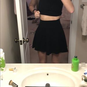 Black Flowy Skirt